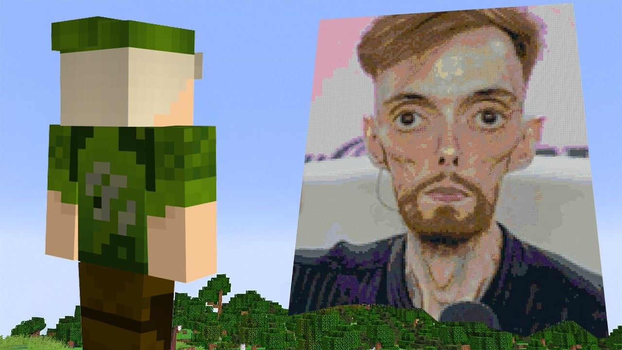 Cambié Logos de YouTubers en Minecraft