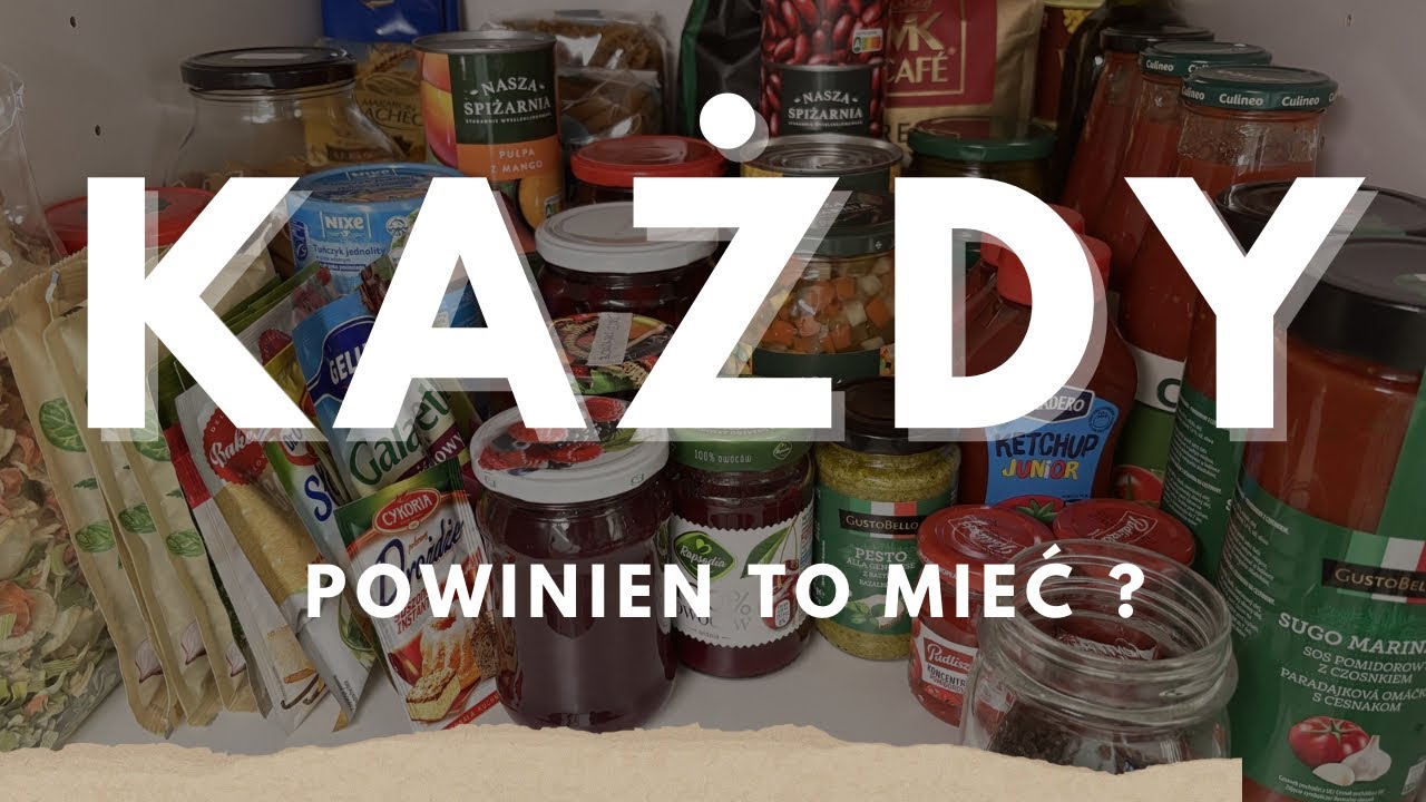 Domowa spiżarka - rzeczy, które zawsze mam w zapasie 🍯