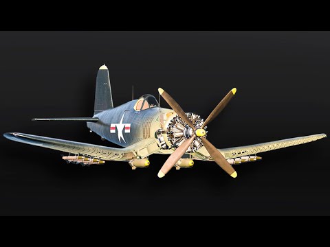 Видео: Внутри самолета F4U-4 Корсар