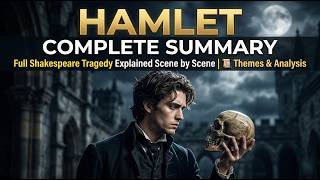 Hamlet Complete Summary | Full Shakespeare Tragedy Explained Scene by Scene | Themes & Analysis