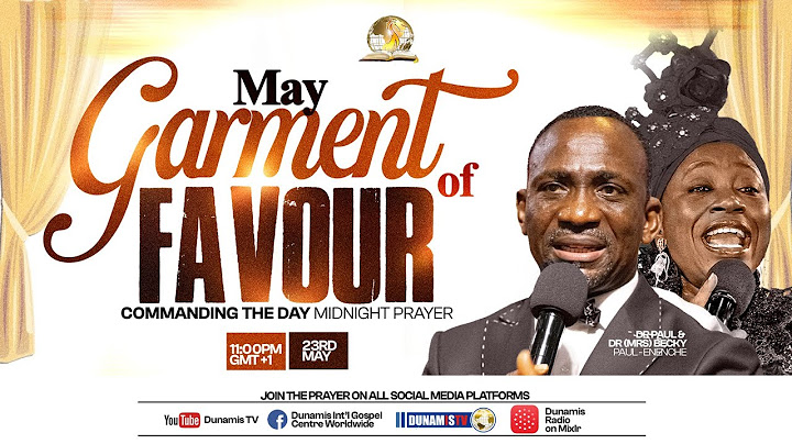 COMMANDING THE DAY || MAY GARMENT OF FAVOUR REBROADCAST || 24-05-2025