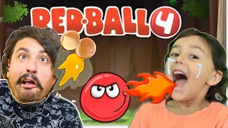 ÇİĞ YUMURTA YEME CEZALI! RED BALL OYNUYORUZ 😂| REDBALL 4 screenshot 2