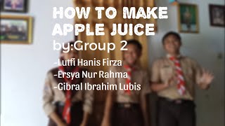 Procedure Text - How to make Apple juice