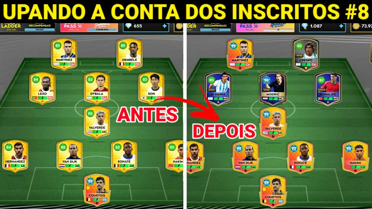 Gemei e Melhorei a Conta desse Inscrito no DLS 25 ( O Valverde Ficou Topssímo !! )