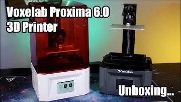 Voxelab Proxima 6.0 2K Mono LCD Resin 3D Printer Unboxing