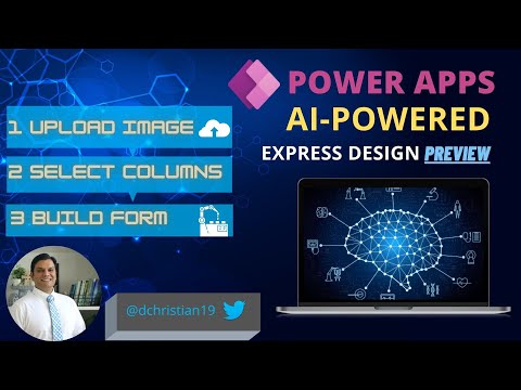 Power Apps AI-Powered Express Design (Preview) @DanielChristian19