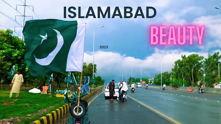 Beautiful islamabad in rain | i-8 markaz islamabad | #pakistan #islamabad #viralvideo #14august
