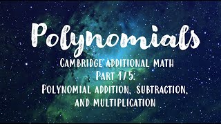 Polynomials: Part 1 | IGCSE Additional Mathematics