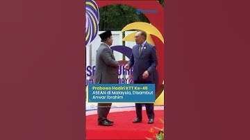 Prabowo Hadiri KTT Ke-46 ASEAN di Malaysia, Disambut Anwar Ibrahim