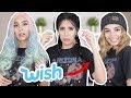 PROBANDO PELUCAS BARATAS DE WISH , ME ESTAFARON OTRA VEZ! 😒| CLAUDIPIA