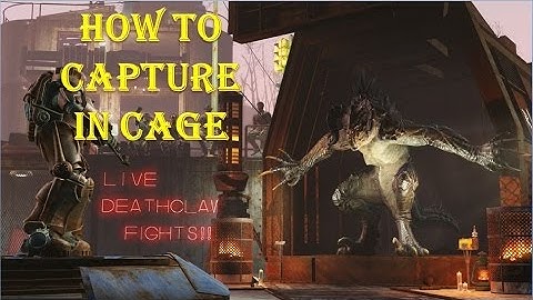 Fallout 4 Wasteland Worshop DLC - How to Capture Animals, Monsters in Cages