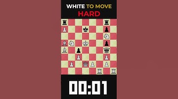 ♟Can you solve this hard puzzle?♟ #chess #chessgame #chesscom #chessmaster #chesstactics #games