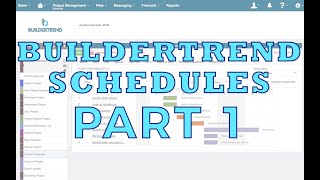 Buildertrend Scheduling 101