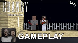 GRANNY 2 HELICOPTER ESCAPE GAMEPLAY IN MINECRAFT 2024