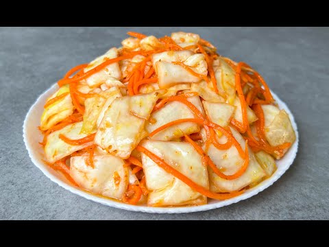 КАПУСТА ПО-КОРЕЙСКИ ОБАЛДЕННАЯ ЗАКУСКА!!! / Маринованная Капуста / Korean Cabbage