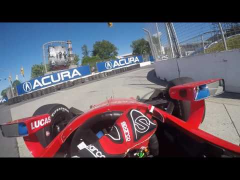 2016 INDYCAR Visor Cam with Mikhail Aleshin at the Honda Indy Toronto