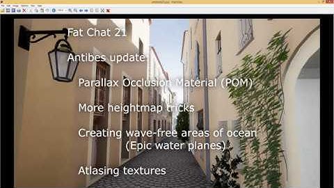 Part 21 - Dirtying up Antibes (parallax occlusion mapping, dirt decals, etc)