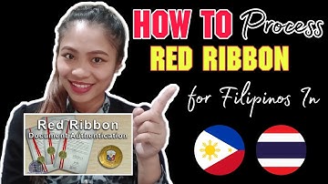How To Process Red Ribbon (Document Authentication)