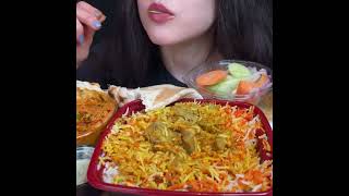 Asmr Stani Food Mukbang Mutton Biryani Chicken Handi