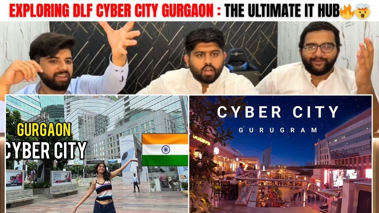 Reaction On Exploring DLF Cyber Hub Gurgaon | गुड़गांव का नजारा | Pakistani Reaction🔥