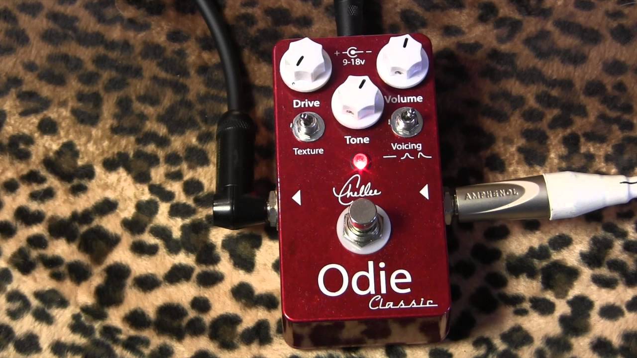 Chellee Guitars ODIE Classic overdrive demo with Warmoth Mooncaster