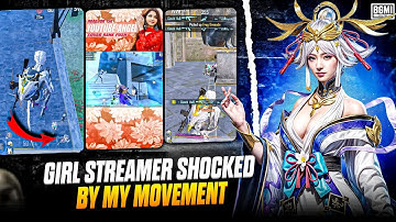 Girl Streamer Shocked By My Movement 💀 | Fastest 1v4 clutches in Ace Dominator Lobby 🔥 | BGMI - PUBG