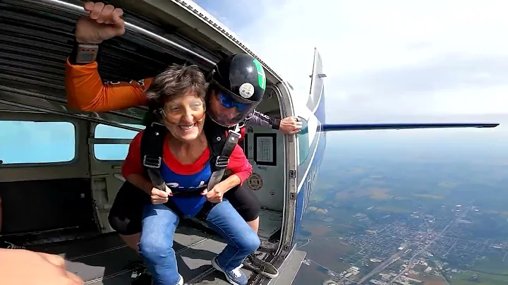 Nancy Holmes - Tandem Skydive at Skydive Indianapo...