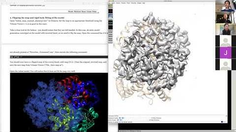 Manual model building with UCSF Chimera & Coot 0.9 (Virtual workshop held May 14th, 2020)