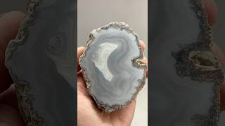 Mexican Coconut Banded Agate Nodule Face Polished Specimen 02 10 2025 #gemcabochons #lapidary #agate