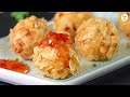 Crispy Chicken ball / Fried Chicken Ball Recipe by Tiffin Box | Chinese style chicken samosa ball