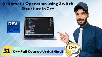 Arithmetic Operation using Switch Structure 2024 in URDU/HINDI