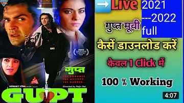 Gupt Full movie - Hindi Movie Boby Deol Manisha Koirala kajol gupt The Hidden full Review and fact