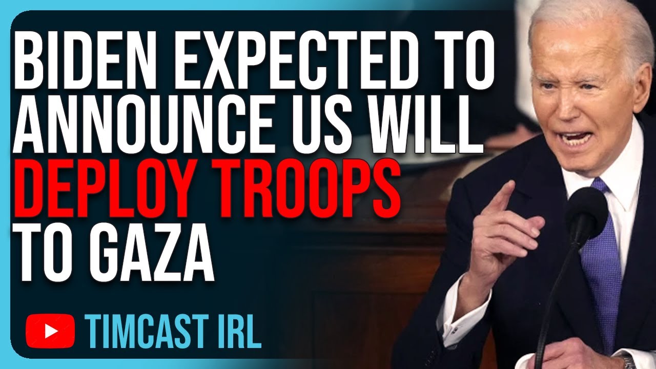 Biden Expected To Announce US Will DEPLOY TROOPS To Gaza, Democrats Want To Colonize Gaza