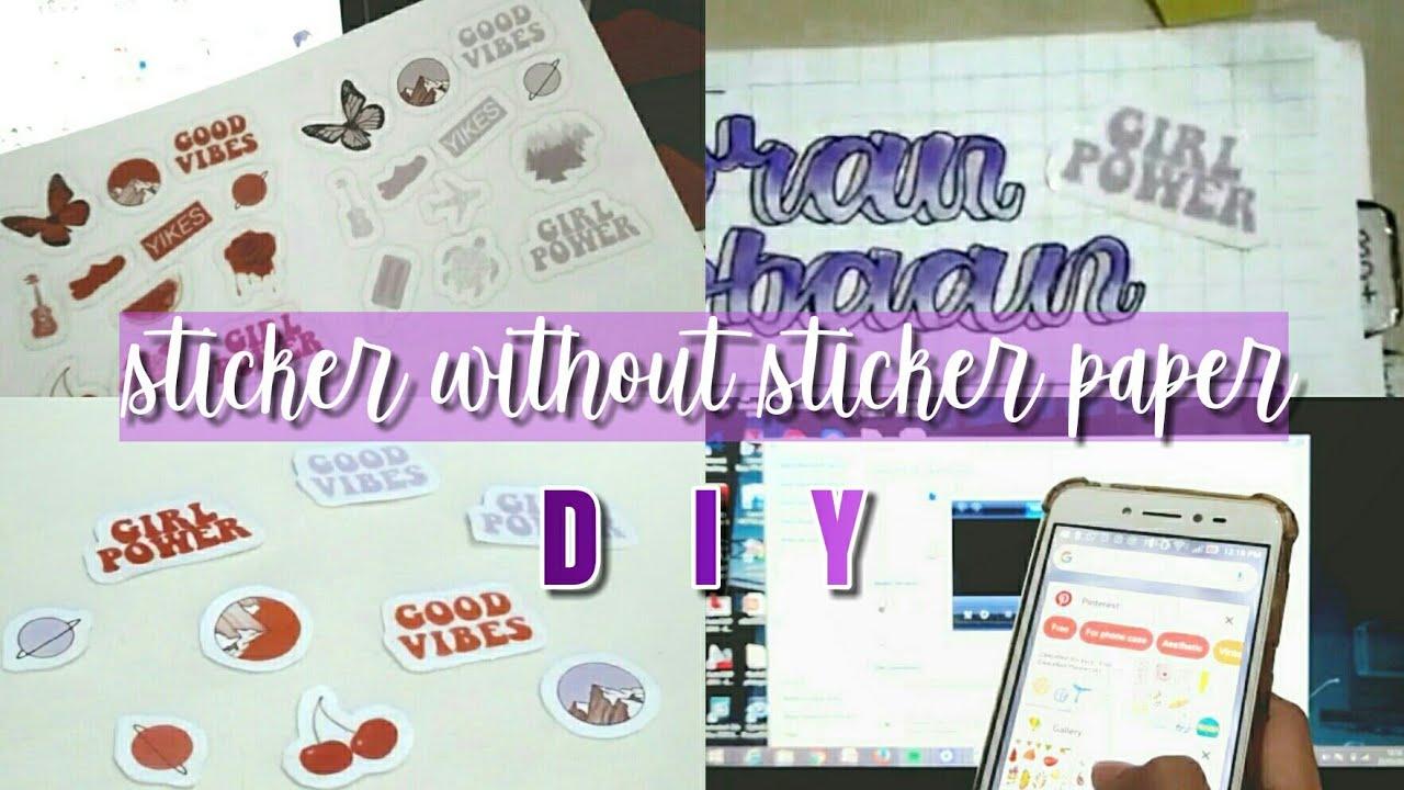 DIY CARA  MEMBUAT STIKER  TANPA KERTAS  STIKER  Indonesia 