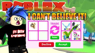 CRAZY PET TRADE In Adopt Me Roblox *INSANE* Jeremy