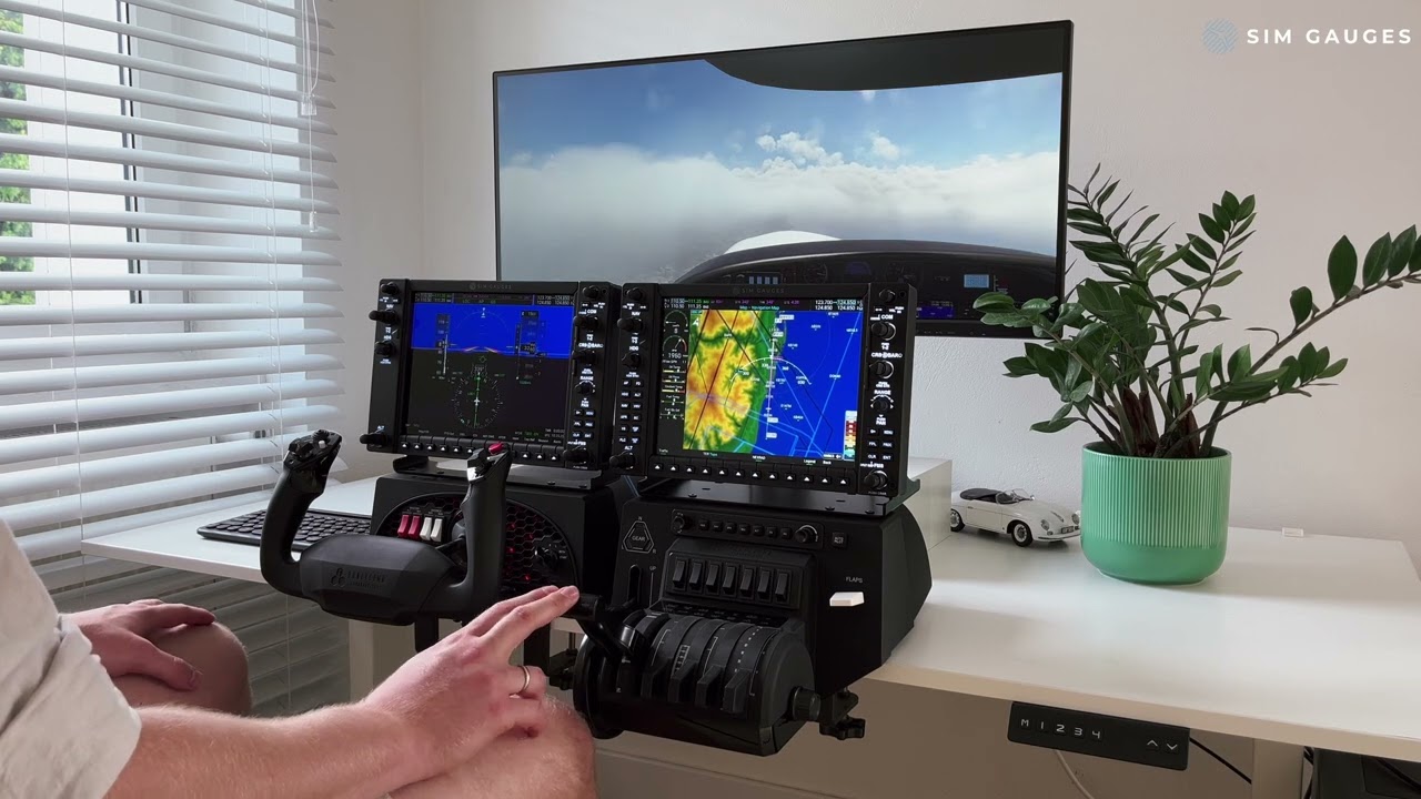 Sim Gauges GDU 1040A PRO PFD/MFD unit for flight simulator