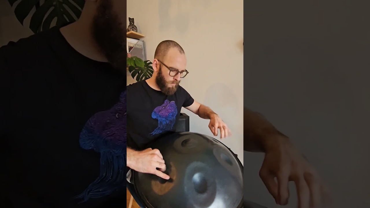 F pygmy handpan from Panacea Sonora 🌊 (nitrided steel, 2017)