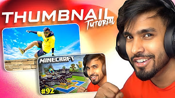 how to make Gaming thumbnail like @TechnoStudios @UjjwalGamer @TechnoGamerzOfficial