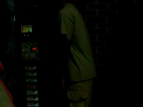 Raymond hitting on a soda machine
