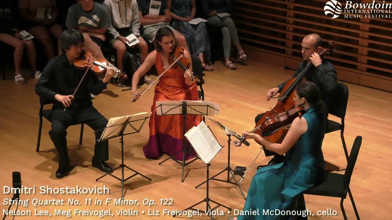 Assista a Jupiter String Quartet: Shostakovich - String Quartet No. 11 in F minor, Op. 122 no YouTube Assista a Jupiter String Quartet: Shostakovich - String Quartet No. 11 in F minor, Op. 122 no YouTube