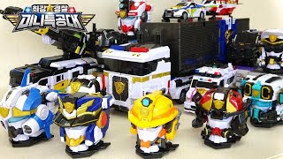 Great Gathering Mini Force Super Cops Transformation and combination of 11 police robots
