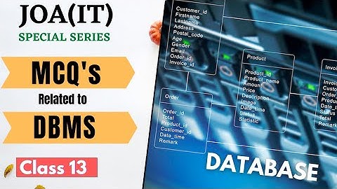 Top Questions on DBMS || Short video || Class 13 || HPSSC JOA(IT) || @Eliteacademyrehan