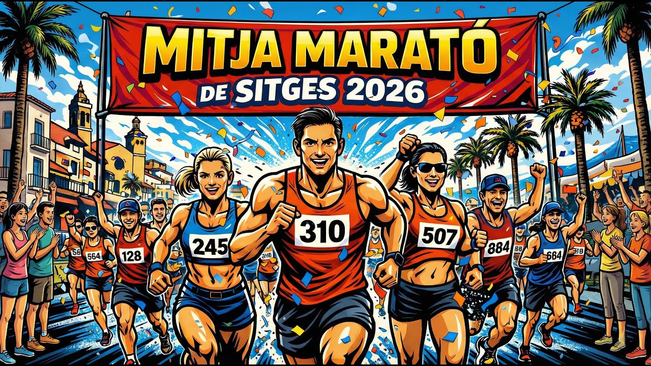 Mitja Marató de Sitges 2026 · Trípode