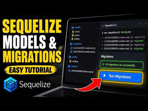 How to setup Sequelize models and migrations in Node - Easy Tutorial
