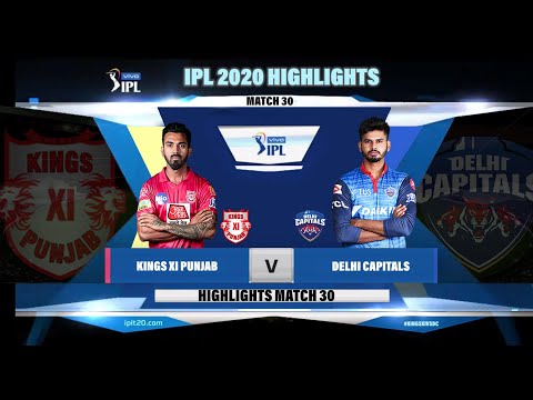 KXI VS DC IPL 2020 HIGHLIGHTS II KINGS XI PUNJAB VS DELHI CAPITALS IPL 2020 HIGHLIGHTS MATCH 30