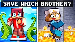 Save NICO’S BROTHER or CASH’S BROTHER in Minecraft?