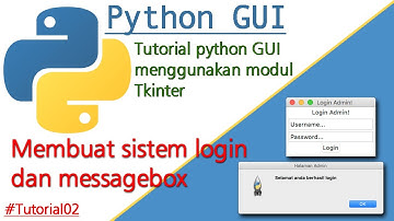 Membuat login admin sederhana dan messagebox | Tutorial GUI Python