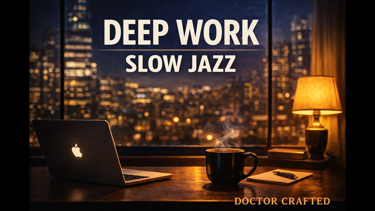 Deep Work Slow Jazz | Doctor Crafted Focus Music (1 Hour）