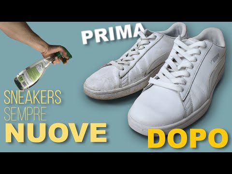 Come PULIRE le SNEAKERS Bianche | COME NUOVE | Stile Uomo