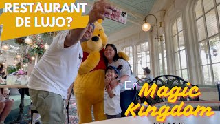 El MEJOR 🏆 Restaurant de Magic Kingdom es el CRYSTAL PALACE + Tiger + Winnie The Pooh 🤩🥂🏆